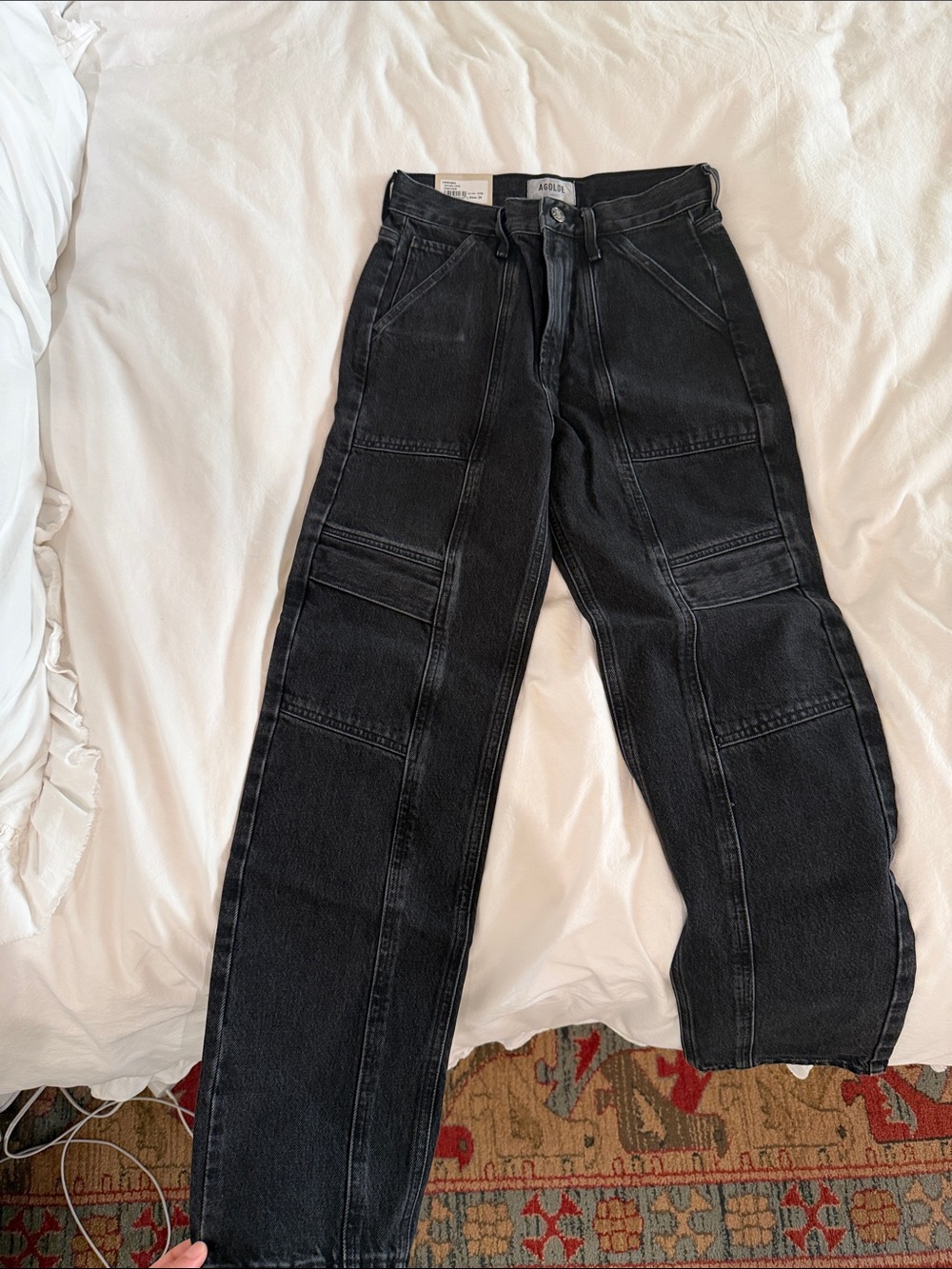 Agolde Cooper Cargo Jeans BNWT panther wash